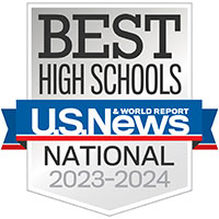 US News Best National High Schools badge