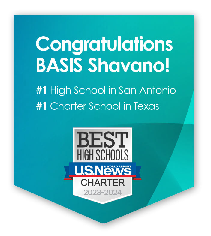 BASIS Shavano is ranked #1 Charter School in Texas
